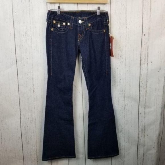 True Religion Flare Jeans Dark Wash size 26